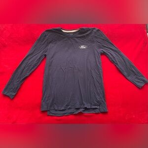 SOLD ✅ Ford Men's Ford Performance Long Sleeve Crew Neck Pullover Navy T-Shirt L